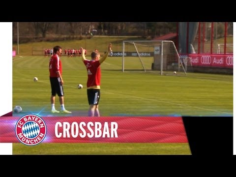Mandzukic vs. Schweinsteiger Crossbar Challenge