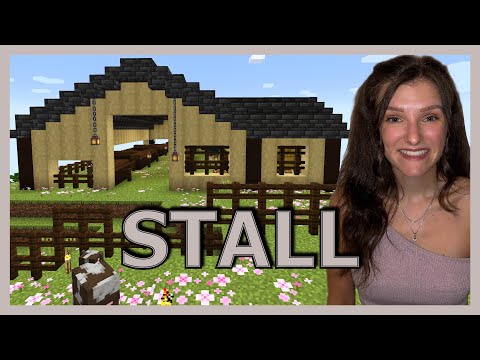 MINECRAFT STALL BAUEN FÜR DEINE TIERE - MINECRAFT 1.20 🐄​