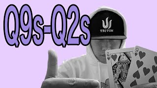 【捨てないで】汎用性がありプレイする価値がある「Q9s-Q2s」の驚くべき基本戦略に迫る【ハンド別戦略】