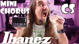Video thumbnail for IBANEZ CSMini CHORUS PEDAL - small but HUGE! by CarstenStepanowicz