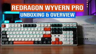 THIS IS IT! Redragon Wyvern Pro Full Size Gaming Keyboard Unboxing & Quick Overview