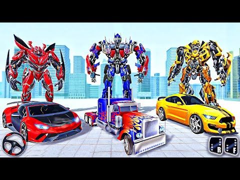 Optimus Prime Jet Robot Car Game - Bumblebee Car Driving | Android Gameplay | Part 2