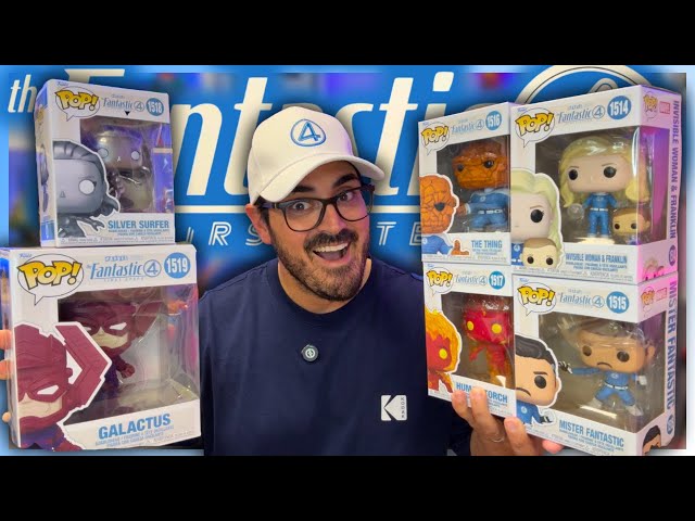 Vídeo relacionado con Funko Pop! Marvel: Los 4 Fantásticos 2025 - Silver Surfer - Figura de Vinilo Coleccionable - Idea de Regalo - Mercancia Oficial - Juguetes para Niños y Adultos