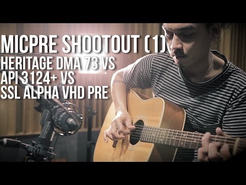 Mic Pre Shoot Out #1 Heritage DMA 73 VS API 3124+ VS SSL Alpha VHD Pre