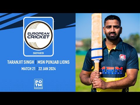 POTM: T.Singh - BCP vs PNL | Highlights | ECS Cyprus, 2024 | 22 Jan 2024 | ECS24.021