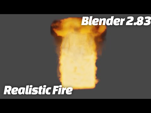How to create Realistic Fire in Blender | Blender 2.83