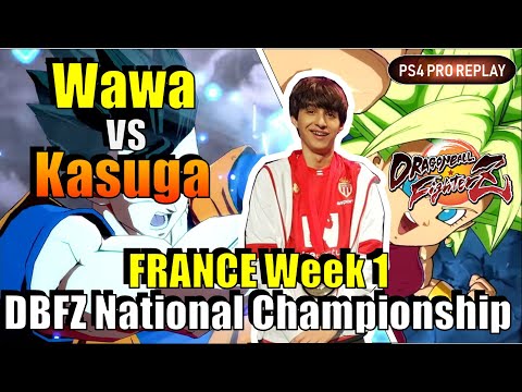 DBFZ WAWA vs KASUGA Ft5 FRANCE NATIONAL CHAMPIONSHIP !! Week #1 Season 3.5 【PS4 Pro Replays】