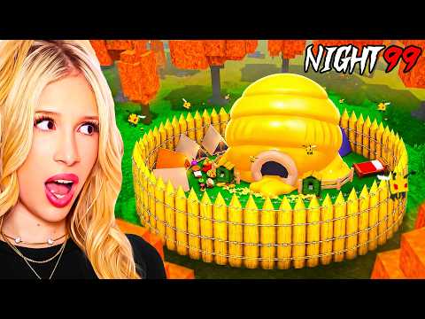 I Made The ULTIMATE HONEY BASE in 99 NIGHTS IN THE FOREST...