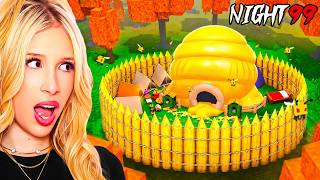 I Made The ULTIMATE HONEY BASE in 99 NIGHTS IN THE FOREST...