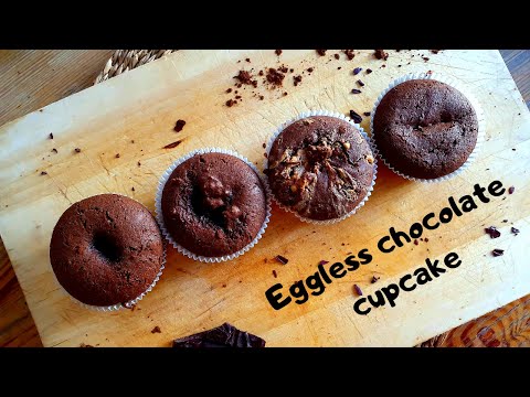 How to make Eggless chocolate cupcakes in less than 20 minutes???