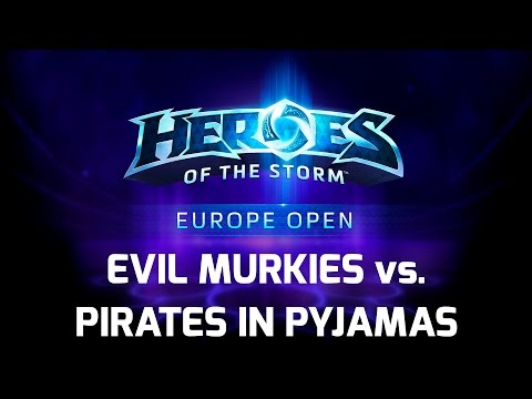 Evil Murkies vs Pirates in Pyjamas - Game 1 - Road to BlizzCon EU Qualifier #3 - Heroes of the Storm