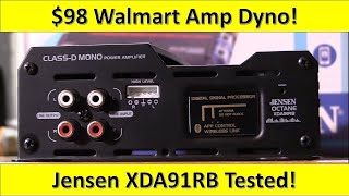 $98 Walmart Subwoofer amp with DSP! Jensen XDA91RB on the amp dyno!