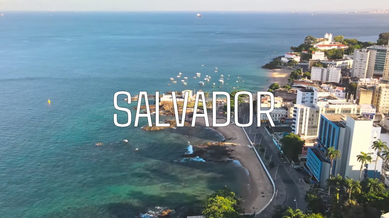 Praia do Porto da Barra | Praia do Farol | Salvador Bahia Brasil | Drone Video