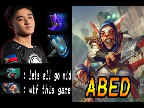 CRAZY WTF ALL MID ABED MEEPO RAMPAGE GAME | DOTA BEST GAMEPLAY