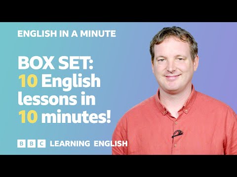 跟著 BBC 學英文一口氣學習十堂英文課！ (BOX SET: English In A Minute 25 – TEN English lessons in 10 minutes!)