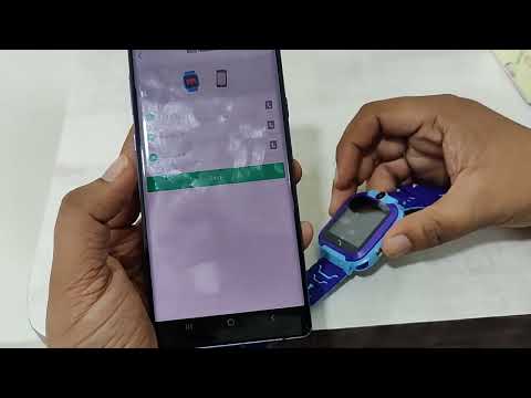 Wearfit Champ Kids tracking smart watch Tutorial video