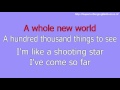 Disney Karaoke Aladdin - A Whole New World (Lyrics and Instrumental)