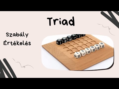Már megint amőba? Triad társasjáték játékbemutató és szabályismertető - Társasozz Okosan!