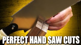 How the Japanese cut wood so precisely by hand
