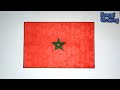 How to Draw The Flag of Morocco