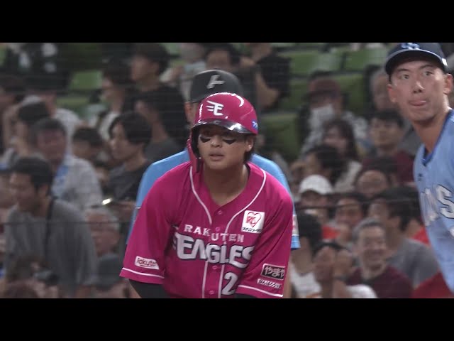 【1回表】イーグルス・黒川史陽 変化球に上手く合わせたタイムリーヒットで幸先よく先制!! 2025年8月11日 埼玉西武ライオンズ 対 東北楽天ゴールデンイーグルス