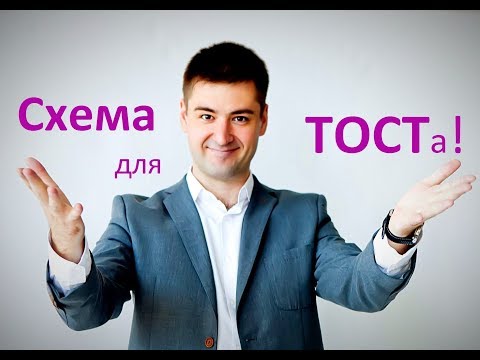 Как научиться говорить Тосты СХЕМА для ТОСТА Как сказать речь на свадьбе ил тост на день рождения