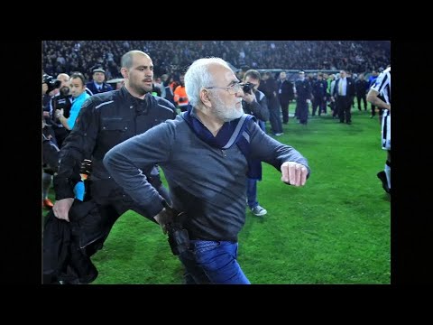 Greek football: Armed on the pitch