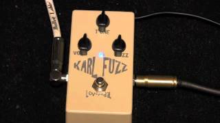 Video thumbnail for Lovepedal Karl Fuzz Demo by Coolpapabear