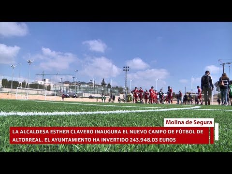 Inauguración nuevo campo de fútbol de Altorreal