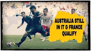 Australia hang on & now need a favour from France who go through