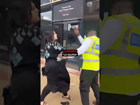 Ladrona NO DEBIÓ Golpear A Este Guardia 😰