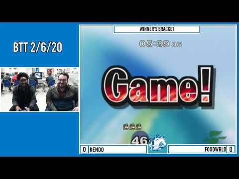 BTT 2/6/20: Kendo (Doc) vs FoodWorld (Fox) - LQ, SSBM Singles