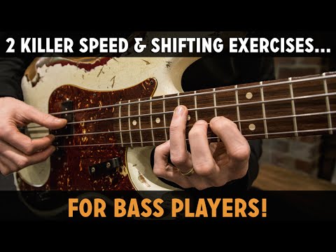 2 Killer Speed & Shifting Exercises For Bass Players (L#149) /// Scott's Bass Lessons