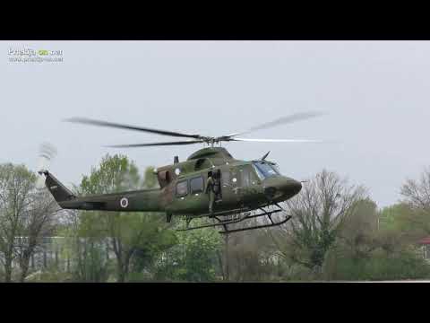 Helikopter Slovenske vojske v Ljutomeru