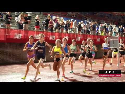 Girls 5000m Championship  - New Balance Nationals 2025  [Full Race Replay]