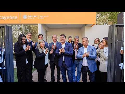Calingasta: Orrego recorrió el San Juan Cerca e inauguró obras en dos centros de Salud