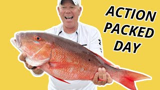 CAUTION: SLOW PITCH JIGGING MUTTON SNAPPER in the Florida Keys Can Be VERY Addictive
