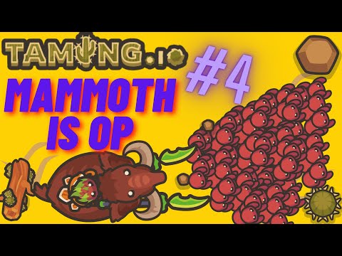 The Mammoth Is OP In Taming.io #4! [Lots of kills] #TamingIo #NewUpdate