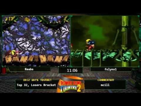 Reabs vs fslynx1 - Donkey Kong Country 2 Any % Tournament 2016