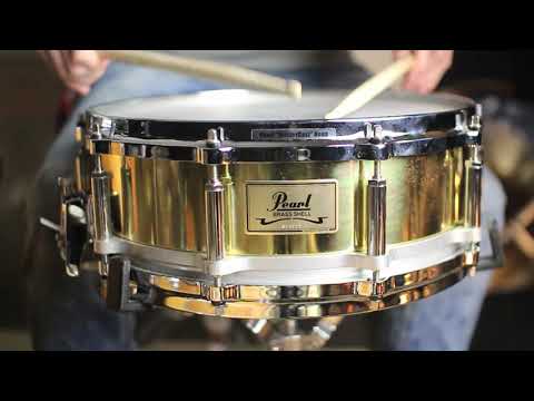 Used Pearl Free Floating Brass Snare 5x14