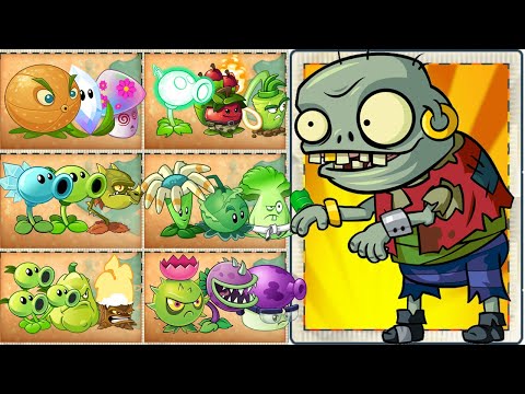 Radom Team Plants VS 101 Imp Pirate Zombie - Who Will Win? - Pvz 2 Gameplay