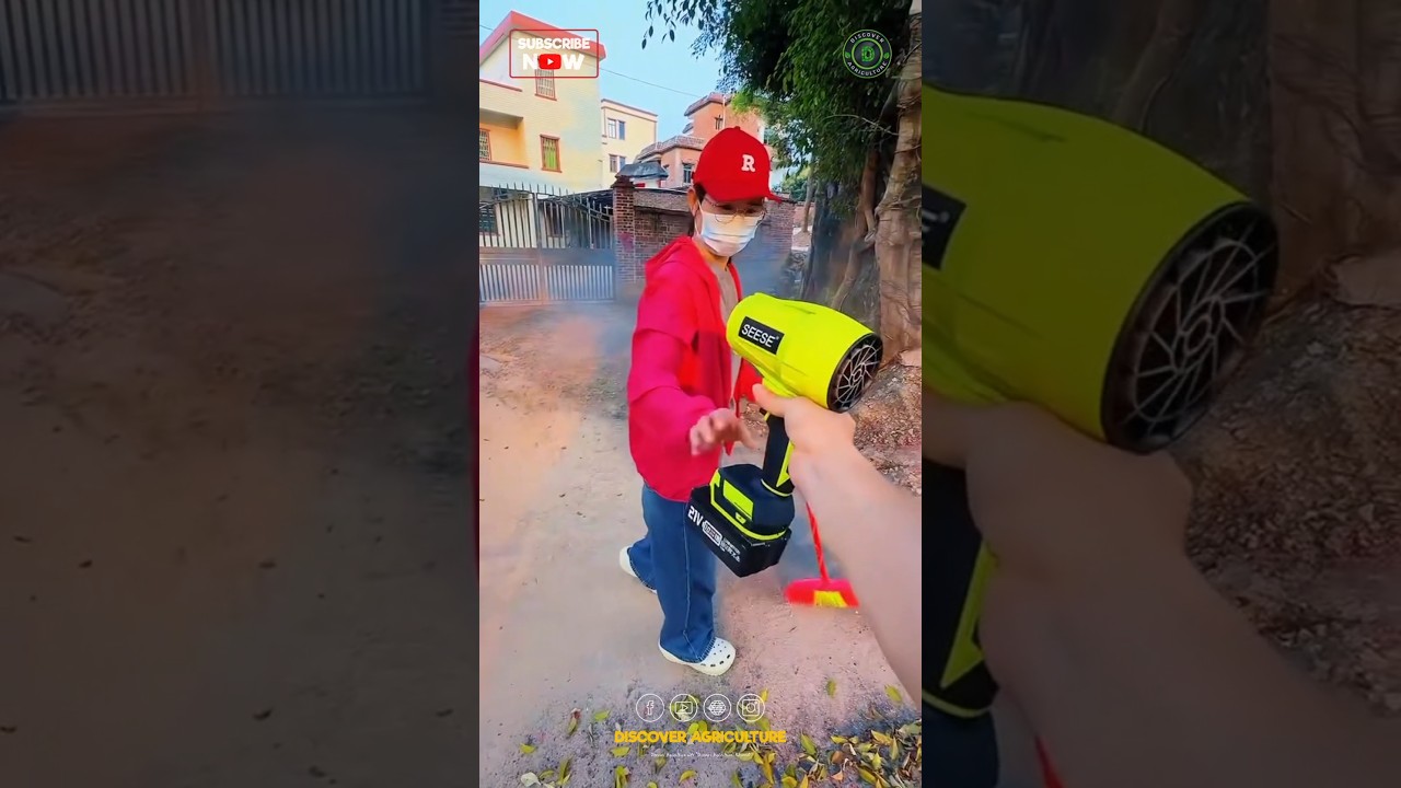 Souffleur de feuilles sans fil 21 V, Ventilateur Violent video thumbnail