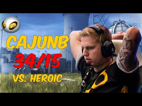 cajunb |Dignitas| POV 1440p@60fps | 34/15  vs. Heroic | de_nuke