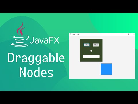 JavaFX and Scene Builder - Make Components Draggable