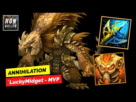 HoN Armadon STAFF OF THE MASTER with DAEMONIC BREASTPLATE - MVP