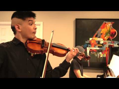Fiddler on the Roof Violin Cadenza (early rehearsal) - Eric Sun