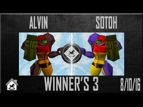 Darkhouse 12 - Alvin (samus) Vs. SotoH (Samus) Super Smash Bros - SSB64