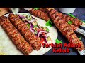 Homemade Turkish Adana Kebab Recipe | Adana Kebab With Homemade BBQ Skewers | Turkish Kebab