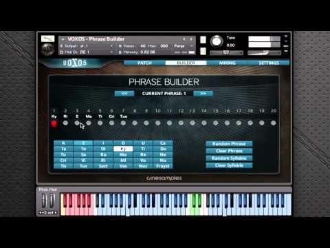 Cinesamples VOXOS | Phrase Builder