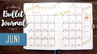 JUNI plan with me | BULLET JOURNAL setup 2019 | deutsch